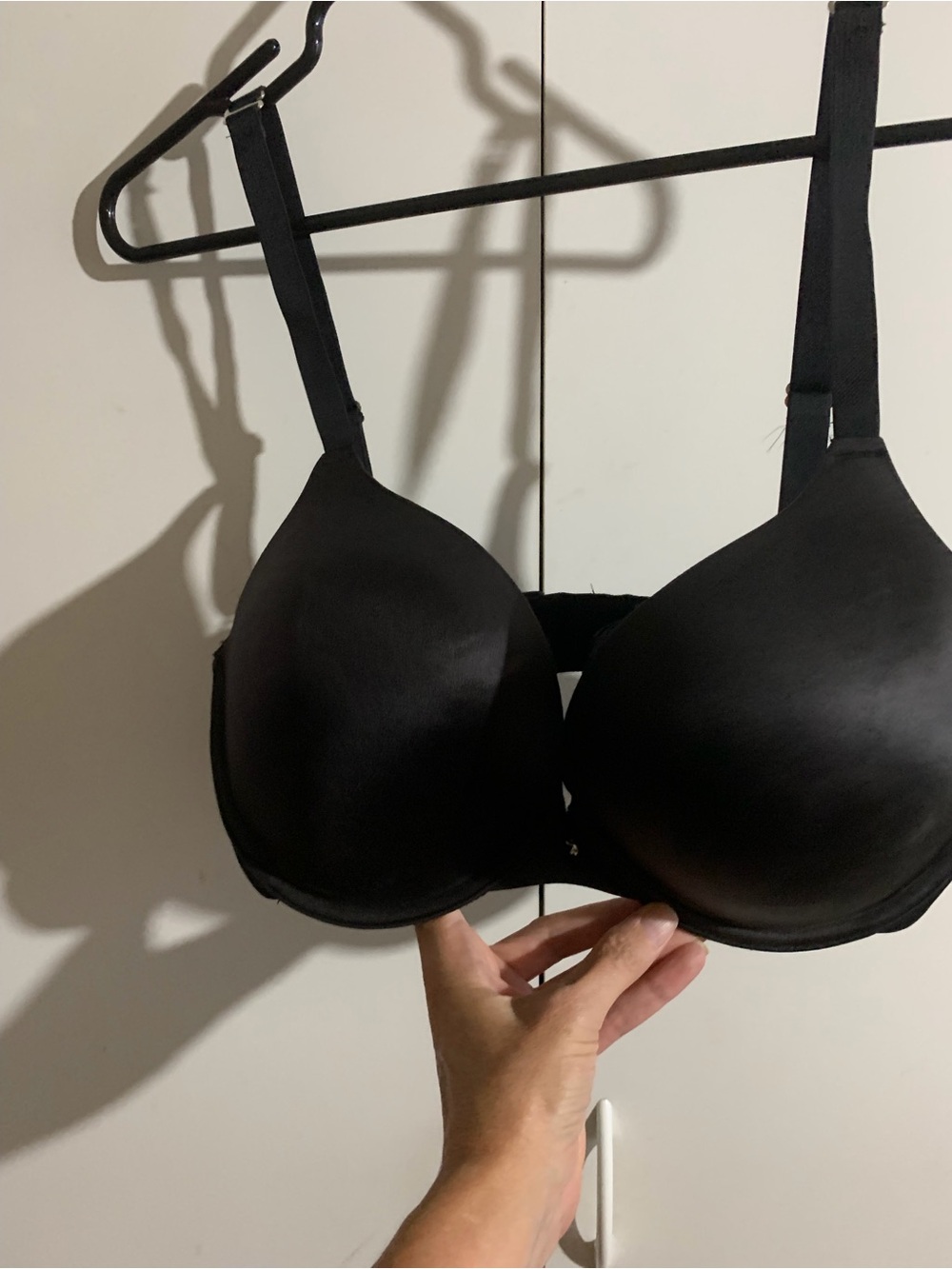 Frederick's of Hollywood Black Smooth Heart throb Push Up Bra #0005